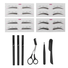 Skin Blemish Removal Tool, Eyebrow Grooming Set For Women With Foldable Eyebrow Razor And Precision Blades, 1Set