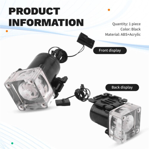 500L/H Noiseless Water Cooling Pump 4 Meters Lift G1/4 Thread for PC Computer CPU Water Cooling System 1