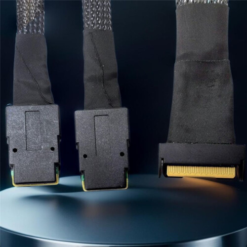 MClO X8 MCIO 8i(74P) to Dual SFF-8087 Cable PCIE5.0 Server Adapter Cable Connection Cable Server Adapter Server Cable