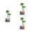 3Pièces Herbes Aquarium Pour Décor Matériau Sûr 1
