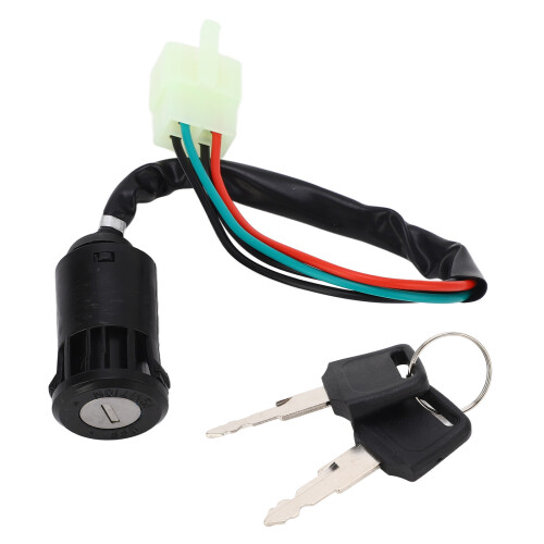 High Performance Abs Ignition Switch, Brass Material Ensures Excellent Electrical Conductivity, Direct Replacement For Quad Atv Compatible, Wide