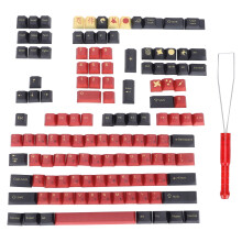 Custom Keycaps Set, 128Keys + 1Shaft Puller, Pbt Material With Double Shot Technology, Ergonomic Typing Experience, Universal For Mechanical