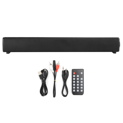 Multimedia Speaker Solution, Sound Bar with Wireless Connection for Seamless Streaming, Lightweight Design for Convenient Placement