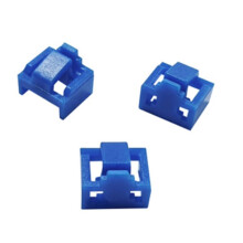 RJ45-Port-Lock-Kit mit Schlüssel, Ethernet-Port-Sicherheitsblocker, Staubschutzkappe für Router- und Computer-, Blau