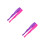 2Pièces Bas Soie Élasticité Rose Violet Conception Antidérapante 1