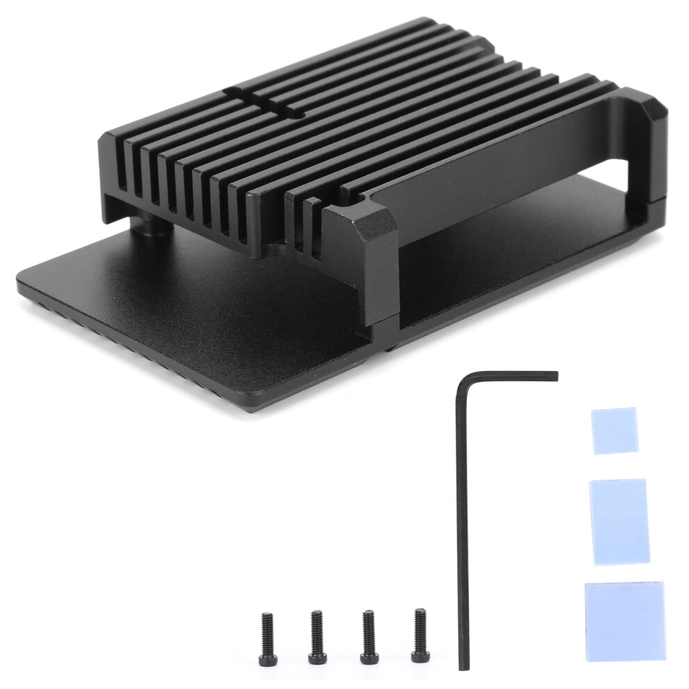 Aluminum Case With Thermal Conductivity, Perfect Fit For Raspberry Pi4b, Passive Cooling For Quiet And Efficient Operation 9479868350083
