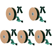5Rolls Green Gift Wrapping Ribbon Ribbon for Party Decor