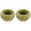 2Pièces Panier Vert En Bambou Solide Pour Rangement Multifonction 1
