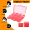 Custodia per Schede di Gioco 28 In 1 per  3DS - Portacartucce Resistente Rosso 4