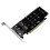 PCIE X16 zu M.2 M-Key NVMEx4 SSD 2U Server Riser Card Doppelseitige 4-Disk NVME  PCI-EX16 Split Card 9