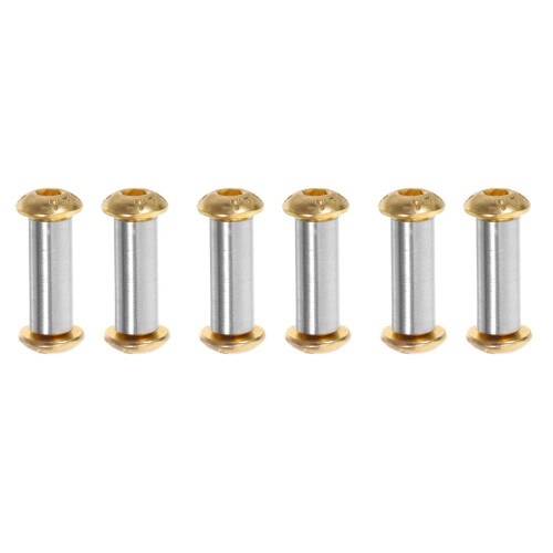 6Pièces Rivets Laiton Fixation Couteaux Accessoires DIY