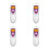 4St Compacte Mondgeur Detector Met Sensor Wit Voor Mondgezondheid 1