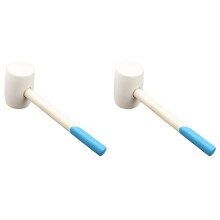 2St Duurzame Slaghamer Met Rubberen Grip Voor Tegels