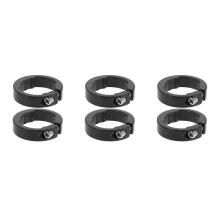 6St Aluminium Handvat Klemringen Zwart Voor En Racefiets