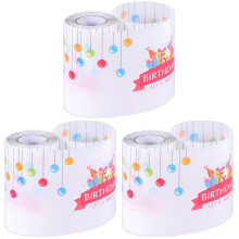 3St Duurzame Cake Wrap Mousse Collar Witte Cupcake Omlijsting