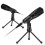 Mic Gain Control USB Microphone For Computer Condenser Computer PC Mic Plug Play Gaming Microphones With Headphone Output Volume Control Noise 3