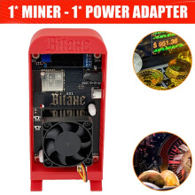 For Bitaxe Gamma 601 BTC Solo Lottery Miner 1.2TH/S 18-22W BM1370 Asic From  S21 Pro Bitcoin Crypto Miner UK PLUG