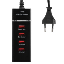 Multiport USB Splitter, 4-Port USB Hub with Safe and Clear Circuit Protection for MacBook, Mac Pro, Mac Mini, iMac, Surface Pro, XPS, PC
