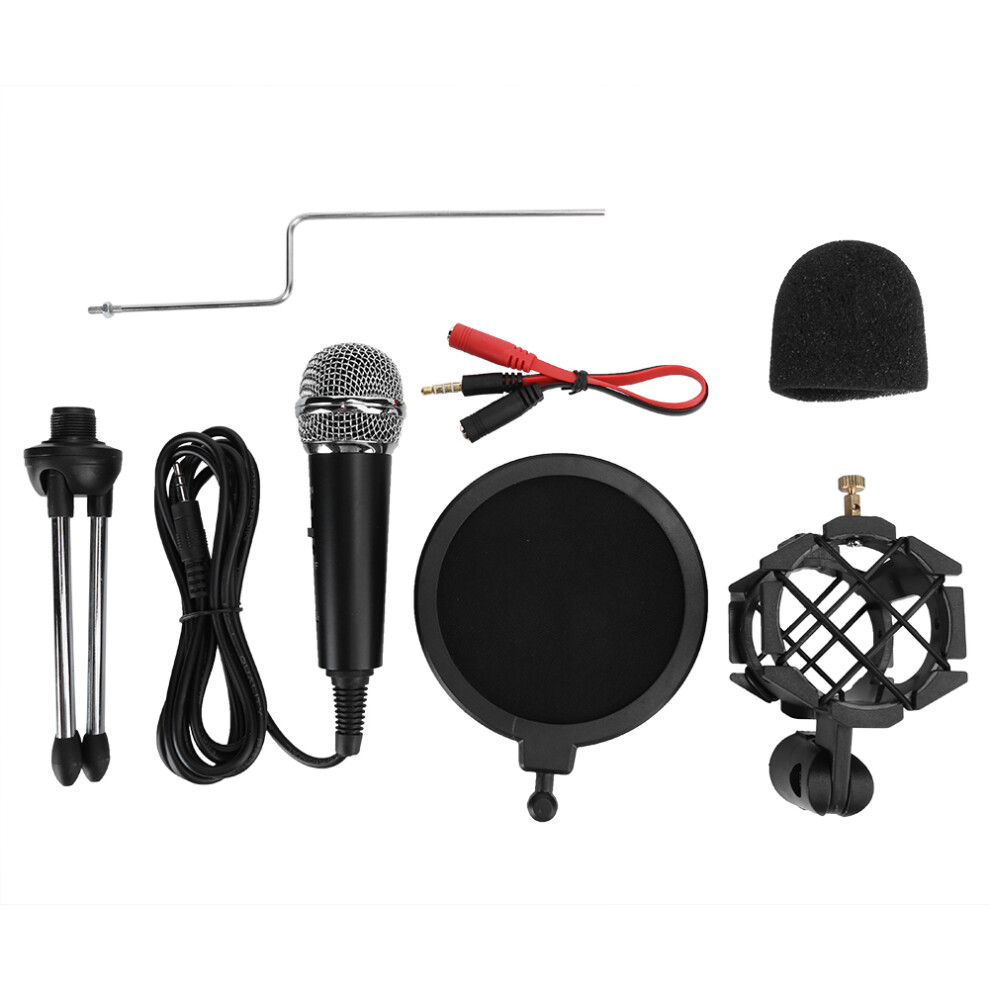 Broadcast Music Recording Ultracompact Microphone, Simple And Easy To Use Plug And Play Device With High Sensitivity, Noise Reduction For Personal 9479868351585