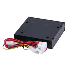 Fan Speed Controller 4 Channel with LED Controls to 4 Sets of PC Computer Fans Controller and CPU HDD VGA