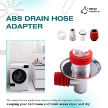 Anti-Backflow Washing Machine Drain Hose Adapter, Plastic Seal for Bathroom & Toilet, Essential Home Appliance Accessory