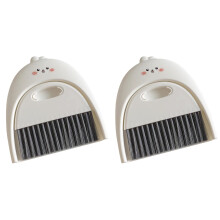 2Sets Multifunctioneel Wit Mini En Vuilblik Voor Thuisgebruik