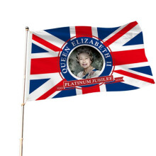 (F)Union Jack Flags Platinum Jubilee Queen Anniversary Gb Royal Street Party Decor