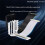 L-Z3 GPU Vertical Mounting Bracket Kit, PCIe 4.0 X16 Riser Cable 200mm,  Card Steering Mounting Bracket Black 5