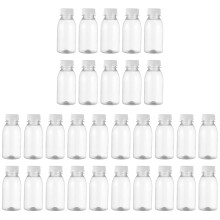 30St Plastic Melkflessen Transparant Herbruikbaar Voor Dranken Opslag