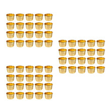 150St Stijlvolle Gouden Papieren Cake Cups Voor Muffins En Desserts