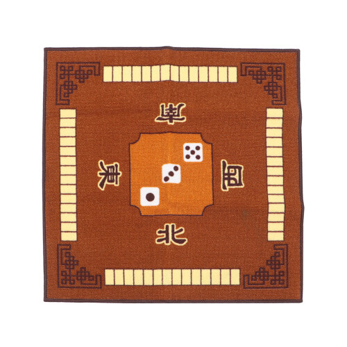 2Pièces Nappes De Table Pour Mahjong Mat Antidérapant Polyester