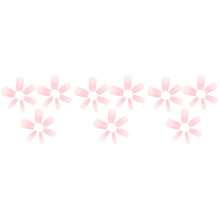 72St Kunstnagels Pink ABS Franse Stijl Plaknagels Voor Vrouwen