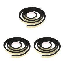 3St Compacte Schuim Meubelstoppers Hoofdsteun Wandbeschermer Zwart