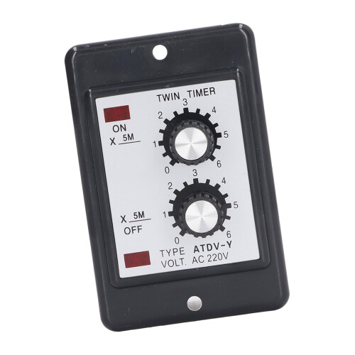 Innovative Twin Timer Relay For Time Switch Control, Short Period Repeat Cycle Intermittent Timer With Low Power Consumption, Waterproof And Long 1
