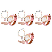 4Pièces Quartz Enfants Bracelet Couleurs