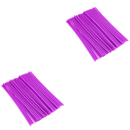 150Pièces Caches De Rayons Violet Compacts Adaptés Aux Vélos