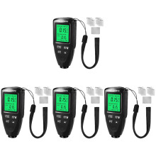 4Pièces Mètre D'épaisseur De Revêtement Noir ABS Portable Pour Auto