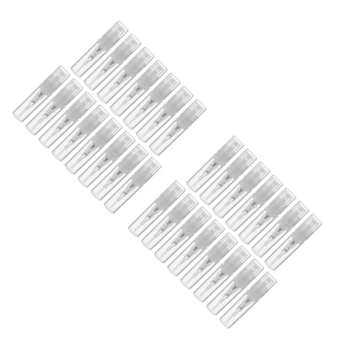 60Pièces Flacons Spray Transparent 2Ml Parfum Mini Plastique