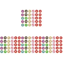 120Pièces Gommes Mini Jeu Pour Enfants Donut Variés