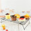 Stainless Steel Non-Stick Baking Tray with Wire Grid, Cooling Rack for Oven,Foldable Three-Piece Cake Cooling Rack 7