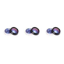 3Pièces Ombres Poudres Bleues Texture Sécurisées