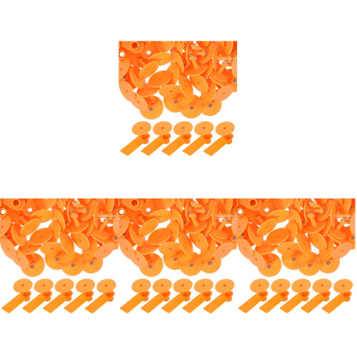 400Ensembles Marqueurs Orange Pour Bovins