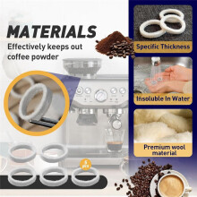 5Pcs Washer Replacement for Espresso Machine Grinders-Compatible with BES870, BES878, BES880, BES980, BCG820 Models