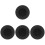 4Pièces Protection Simple Et Résistante En Silicone Pour Noir 1