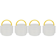 4Pièces Bac Plastique Transparent Avec Lavage Pinceaux