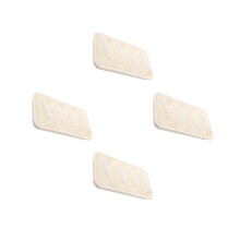 4St Beige Siliconen Tacohouder Met Vakken, Hittebestendig En Antislip
