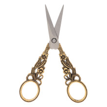 Vintage Inspired Sewing Scissors, Stainless Steel Crafting Tools With Elegant And Beautiful Design, Incisive Blade Ensures Clean Cuts, Nice Gift For
