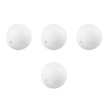 4St Witte PVC Voetbal Voor Decoratie En Creatieve Training Kids