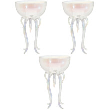 3St Transparante Party Wijnglazen Octopus Design Duurzame Glazen