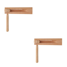 2St Traditionele Ratel Speelgoed Beige Handpercussie Voor Kids